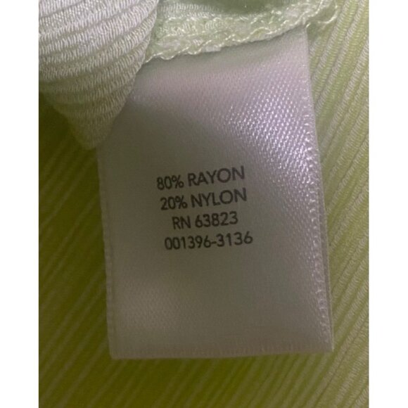 Christopher & Banks Tunic Top Womens XL Light Green Long Sleeve Blouse Flowy She - Picture 9 of 12